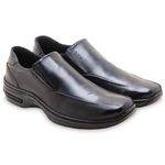 Combo 2 Sapato Masculino Couro Ultra conforto Z02 Café e Preto 2357