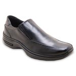 Sapato Masculino Em Couro Ultra Conforto Zarato Z02 Preto 2327