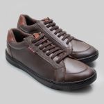 Sapatênis Masculino Casual Tênis Conforto Café Social Macio 2329