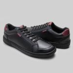 Sapatênis Masculino Casual Tênis Conforto Preto Social Macio 2377