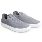Tênis Masculino Confortável em Knit 017 Cinza 2412
