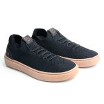 Tênis Masculino Confortável em Knit K017A Preto