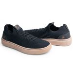 Tênis Masculino Confortável em Knit K017A Preto