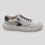 Sapatênis Tênis Masculino Casual Em Couro Legitimo Sola Leve 2929