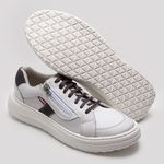 Sapatênis Tênis Masculino Casual Em Couro Legitimo Sola Leve 2929