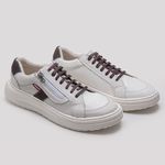 Sapatênis Tênis Masculino Casual Em Couro Legitimo Sola Leve 2929
