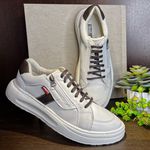 Sapatênis Tênis Masculino Casual Em Couro Legitimo Sola Leve 2929
