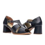 Sandália Peep Toe - Azul Marinho - ELO
