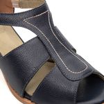 Sandália Peep Toe - Azul Marinho - ELO