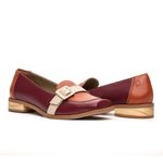 Sapato Mocassim - Chilli, Telha e Off White - DESTINO