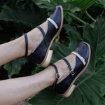 Sapato RetrÔ - Preto E Off White - CONECTAR 