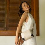 Bolsa RetrÔ - ADORAR - Off White E Preta