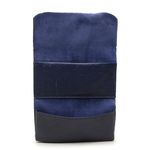 Carteira RetrÔ - CUIDAR - Azul Marinho E Off White