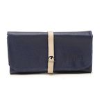 Carteira RetrÔ - CUIDAR - Azul Marinho E Off White