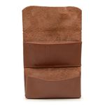 Carteira RetrÔ - CUIDAR - Chocolate E Mostarda