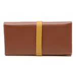 Carteira RetrÔ - CUIDAR - Chocolate E Mostarda