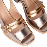 Sandália - JOBIM - Metalic e Bronze - 400.57