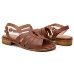 Sandália Rasteira - Chocolate - ESSÊNCIA