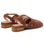 Sandália Rasteira - Chocolate - ESSÊNCIA