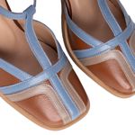 Sapato Boneca - BOSSA - Chocolate, Denin E Fendi - 400.59 