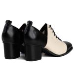 Sapato Boneca CITRINO - Preto e Off White - 400.39