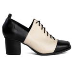 Sapato Boneca CITRINO - Preto e Off White - 400.39