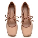 Sapato LISBOA - Nude e Chocolate - 400.55