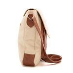 Bolsa RetrÔ - Off White e Chocolate - ANCESTRAL