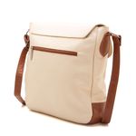 Bolsa RetrÔ - Off White e Chocolate - ANCESTRAL