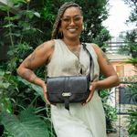 Bolsa RetrÔ - Preta e Off Wthite - SORRISO