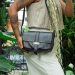 Bolsa RetrÔ - Preta e Off Wthite - SORRISO