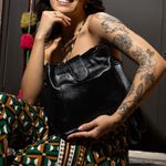 Bolsa RetrÔ - Preta - VERBENA