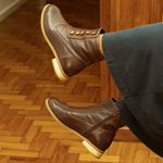 Bota RetrÔ - Madeira e Chocolate - LARANJEIRAS