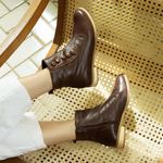 Bota RetrÔ - Madeira e Chocolate - LARANJEIRAS