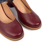 Mule RetrÔ - Chilli e Azul Marinho - SERENA