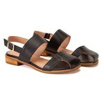 Sandália Rasteira - Preta - KEMET