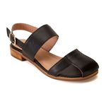 Sandália Rasteira - Preta - KEMET