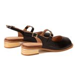 Sandália Rasteira - Preta - VERSO