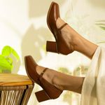 Sapato Boneca ADMIRAR - Chocolate - 400.54