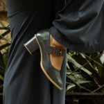 Sapato Boneca - Azul Marinho e Chilli - VINTAGE