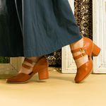 Sapato Boneca JADE - Telha - 400.31