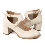 Sapato Boneca - Off White - LUZ