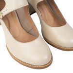 Sapato Boneca - Off White - LUZ