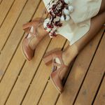 Sapato Boneca RetrÔ - Chocolate e Roxo - HARMONIA