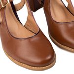 Sapato Boneca RetrÔ - Chocolate e Roxo - HARMONIA