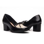 Sapato Boneca RetrÔ - Preto e Off White - INSPIRE