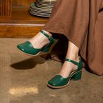 Sapato Boneca RetrÔ - Verde Folha - HORIZONTE