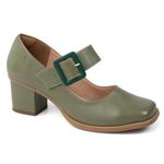 Sapato Boneca - Sálvia e Verde Folha - VINTAGE