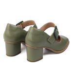 Sapato Boneca - Sálvia e Verde Folha - VINTAGE