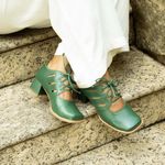 Sapato Boneca - Verde Folha - ROMA